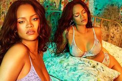 Rihanna diện nội y phô diễn đường cong Vệ nữ tròn đầy