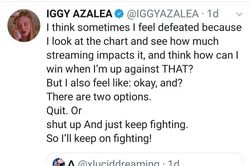 Iggy Azalea đắn đo về doanh thu thảm hại của album mới: 'Bỏ cuộc hay tiếp tục chiến đấu?'