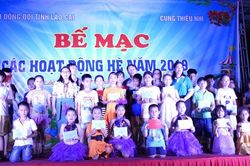 Cung Thiếu nhi tỉnh bế mạc các hoạt động hè năm 2019