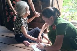 Công an huyện Cư M'gar tổ chức hoạt động hướng về cơ sở