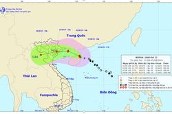 Bão số 3 cách Quảng Ninh-Hải Phòng khoảng 360km