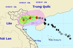 Bão giật cấp 12 áp sát Móng Cái, đổ bộ Quảng Ninh - Nam Định trong đêm