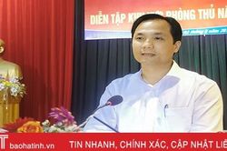 Diễn tập khu vực phòng thủ năm 2019 huyện Can Lộc đáp ứng yêu cầu đặt ra