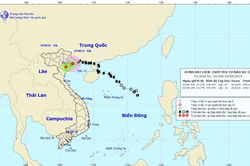 Bão số 3 đi vào phía Bắc Quảng Ninh và suy yếu thành áp thấp nhiệt đới