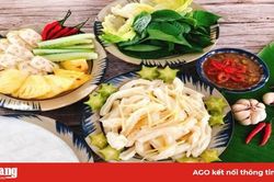 Sách bò luộc chấm mắm nêm
