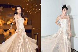 Tinh tế trong cách pose dáng nên dù đụng hàng Đỗ Mỹ Linh- Jolie, Sam vẫn đẹp theo chất riêng