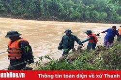 LLVT Thanh Hóa tập trung lực lượng tìm kiếm các nạn nhân chưa rõ tung tích do mưa lũ