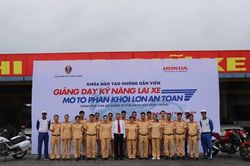 Honda Việt Nam phối hợp với Cục CSGT triển khai các hoạt động về ATGT năm 2019
