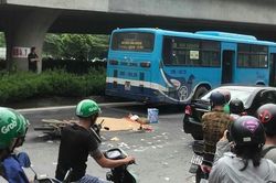 Va chạm với xe buýt, một người đàn ông bị cán tử vong