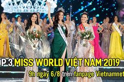 Top 3 Miss World Vietnam 2019 giao lưu trực tiếp trên VietNamNet