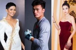 Lương Thùy Linh và những hoa hậu Việt Nam yêu mến thủ môn Bùi Tiến Dũng