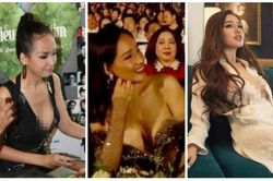 Mai Phương Thúy nhiều lần váy áo hớ hênh khiến fan thót tim