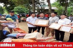 Hội Nông dân tỉnh thăm hỏi, hỗ trợ các hộ dân bị ảnh hưởng bởi mưa lũ tại xã Na Mèo
