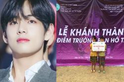 V BTS truyền cảm hứng cho ARMY Việt xây trường học ở Điện Biên