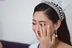 HH Lương Thùy Linh bật khóc nức nở vì món quà bất ngờ