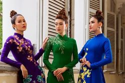 Áo dài sang trọng tôn dáng dành tặng mẹ yêu mùa Vu Lan