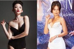 Vòng 1 thiên biến vạn hóa, Mâu Thủy - Hoàng Thùy liên tục vướng phải nghi án thẩm mỹ