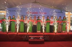 Thường trực Ban Bí thư cắt băng khánh thành Trường Dân tộc bán trú tại xã đặc biệt khó khăn