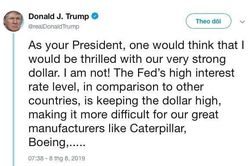 Tổng thống Mỹ Donald Trump muốn phá giá đồng USD