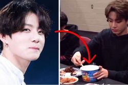 Fan thích thú vì cách ăn mỳ siêu 'thông thái' của Jungkook BTS