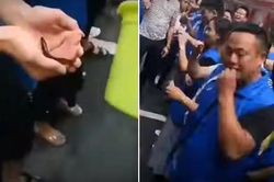 Rùng mình nơi trừng phạt nhân viên ăn lươn sống, uống máu gà