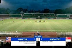 U18 Malaysia dễ dàng đè bẹp U18 Singapore