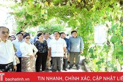 Lãnh đạo tỉnh Bôlykhămxay ấn tượng với xây dựng NTM, cải cách hành chính ở Tượng Sơn