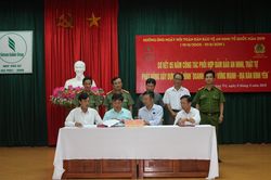 Phát động xây dựng mô hình 'Doanh nghiệp vững mạnh-Địa bàn bình yên'
