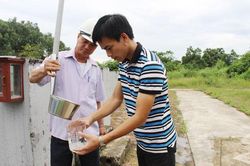 Góp phần giảm thiểu nguy cơ gây ô nhiễm nguồn nước sông Cầu