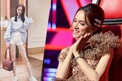Hương Giang tháo bột sau tai nạn gãy xương chân, xách túi hiệu mừng sinh nhật bạn thân