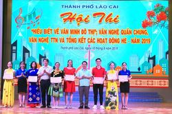Hội thi 'Hiểu biết về văn minh đô thị' thành phố Lào Cai năm 2019