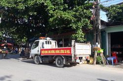 Vĩnh Phúc: Huyện Tam Dương tăng cường công tác giải tỏa hành lang an toàn giao thông