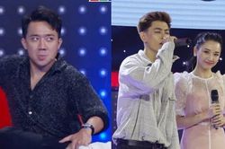 Trấn Thành 'nóng mặt' khi Hari Won song ca tình tứ với trai đẹp