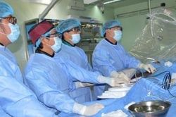 Áp dụng thành công kỹ thuật khoan mảng vữa động mạch vành