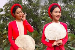 Chưa được Đông Nhi 'hoàn thành tâm nguyện', Ninh Dương Lan Ngọc quay luôn MV cover 'Anh ơi ở lại' (Chi Pu) cạnh… hồ sen