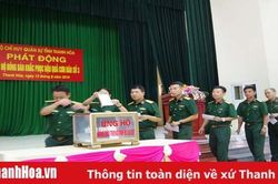 Bộ CHQS tỉnh Thanh Hóa, Câu lạc bộ Doanh nhân Thanh Hóa tại TP Hồ Chí Mính và Công ty TNHH Mai Linh Thanh Hóa ủng hộ đồng bào vùng lũ