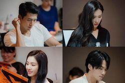 Hyun Bin - Son Ye Jin hóa 'tiên đồng ngọc nữ' tại buổi đọc kịch bản 'Love's Crash Landing'