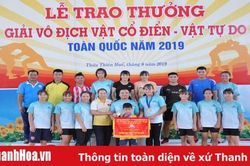 Các VĐV Thanh Hóa thi đấu thành công tại giải vô địch vật tự do, vật cổ điển toàn quốc 2019