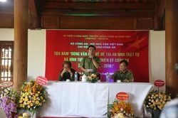 Tọa đàm 'Dòng VHNT về đề tài an ninh trật tự và hình tượng người chiến sĩ công an'