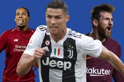 Ronaldo, Messi, Van Dijk cạnh tranh danh hiệu hay nhất mùa giải