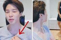 Fan vừa ý kiến áo Jimin BTS quá hở hang, thì RM bước vào với bộ dạng 'kinh' hơn