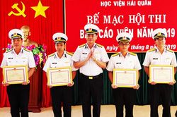 Học viện Hải quân: Tổ chức hội thi báo cáo viên giỏi năm 2019