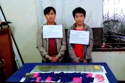 Bắt hai đối tượng người Lào vận chuyển ma túy trái phép