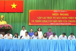 Quý 3-2019, quận 11 'xử' cán bộ sai phạm trong quản lý xây dựng