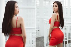 Nhan sắc với chiều cao khiêm tốn của em gái Hoàng Thùy có làm nên chuyện?