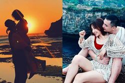 Con gái 'bầu' Đệ và chồng Nam vương khoe ảnh tình tứ ở Bali