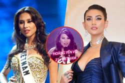 Á hậu Võ Hoàng Yến '21 tuổi' hào sảng hô vang Việt Nam sau 10 năm chinh chiến Miss Universe