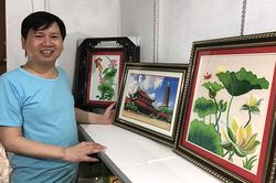 Tranh giấy xoắn và ước mơ khởi nghiệp