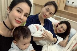 Khoe ảnh dành cả thanh xuân thăm hội bạn thân sinh em bé, Đàm Thu Trang khiến fan hối thúc: Bao giờ đến lượt chị?