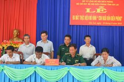 Ra mắt mô hình 'Con nuôi Đồn Biên phòng'